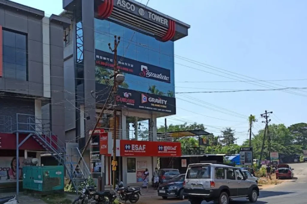 ESAF Small Finance Bank branch providing savings and loan services in Ottapalam