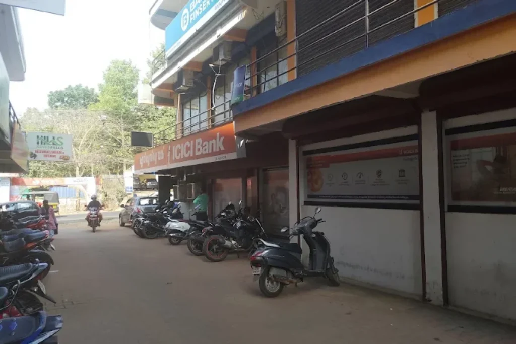 ICICI Bank branch offering digital banking and financial services in Ottapalam