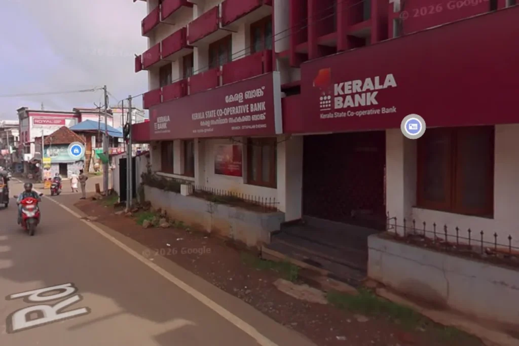 Kerala State Cooperative Bank branch providing banking services in Ottapalam
